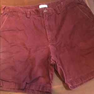 Burgundy nautica shorts